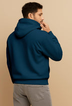 BELLENIO Oversized Hoodies for Man Stylish | 280 GSM Rich Cotton Fleece Solid Oversized Fit Hooded Full Sleeve Oversized Sweatshirt for Men | Stylish Casual Wear Winter Hoodies for Men