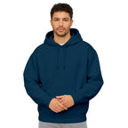 BELLENIO Oversized Hoodies for Man Stylish | 280 GSM Rich Cotton Fleece Solid Oversized Fit Hooded Full Sleeve Oversized Sweatshirt for Men | Stylish Casual Wear Winter Hoodies for Men