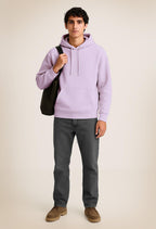 BELLENIO Oversized Hoodies for Man Stylish | 280 GSM Rich Cotton Fleece Solid Oversized Fit Hooded Full Sleeve Oversized Sweatshirt for Men | Stylish Casual Wear Winter Hoodies for Men