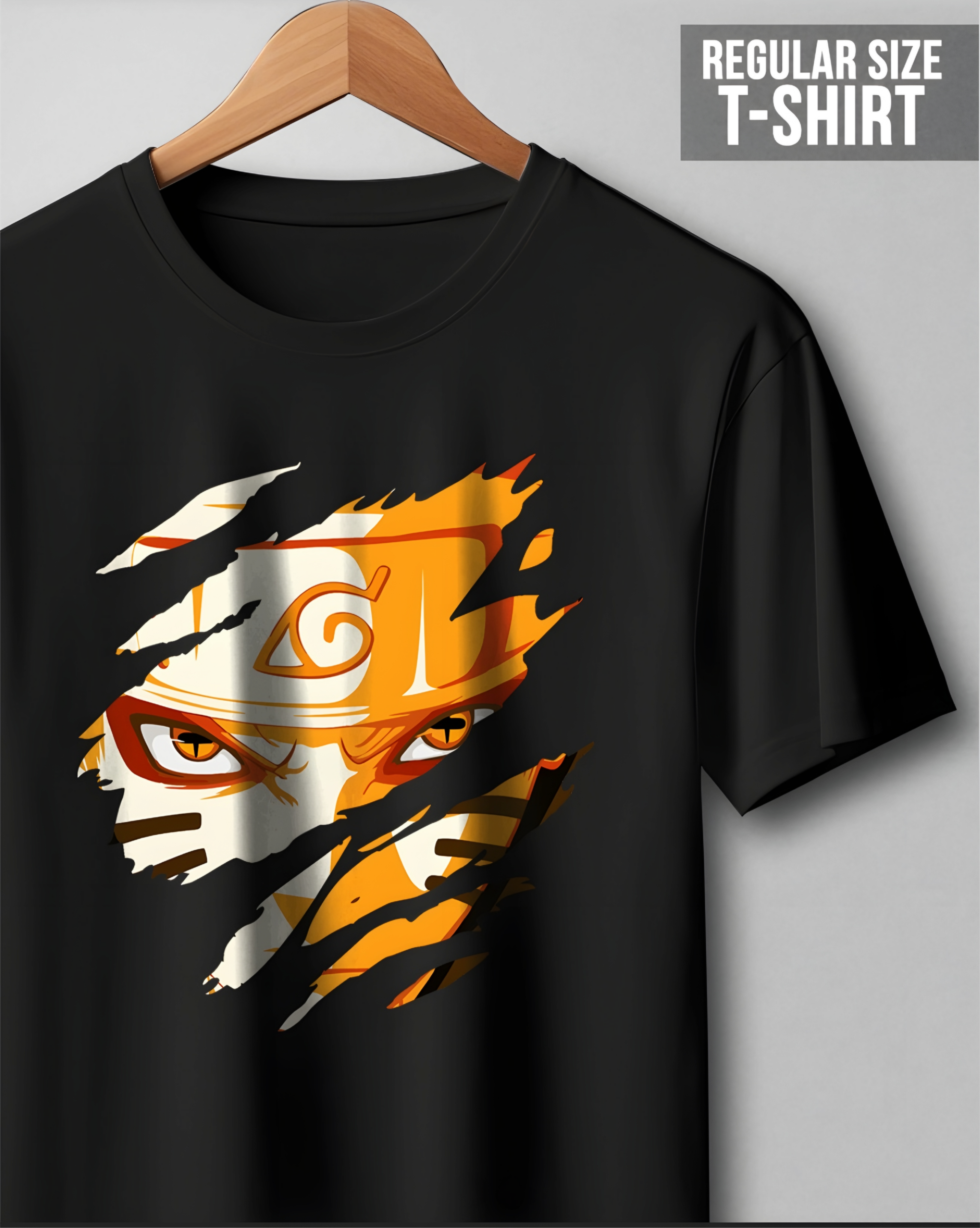 Naruto Eye Black Regular T Shirt