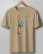 7up Beige Regular T Shirt